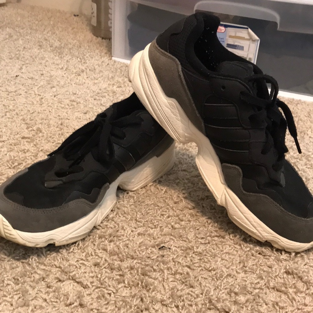 Adidas, Yung 96, black/grey, gently used